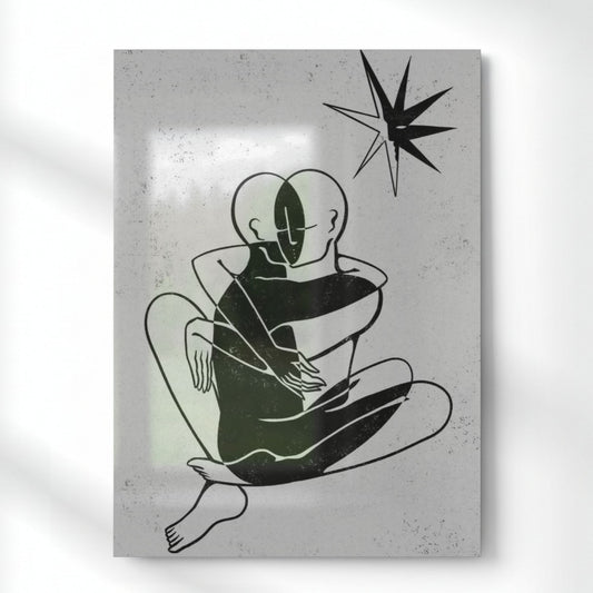 Inner Dialogue Metal Poster | Aesthetic Pop Art Wall Decor & Painting
