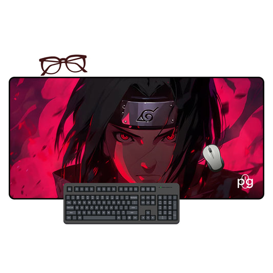 Itachi With Sharingan Eyes - XXL and XXXXL Mouse Pad - PixelGears