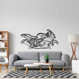 K1300S 2016 Metal Wall Art Bike Silhouettes | Wall Decor | Gift For Men - Pixelgears