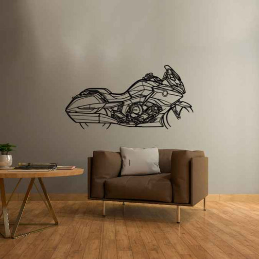 K1600B 2022 Metal Wall Art Bike Silhouettes | Wall Decor | Gift For Men - Pixelgears