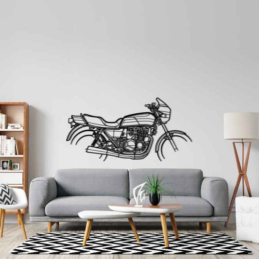 KZ1000R 1982 Metal Wall Art Bike Silhouettes | Wall Decor | Gift For Men - Pixelgears