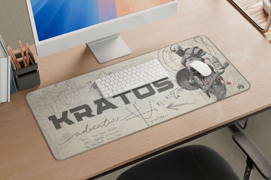 Kratos LineArt Edition - XXL and XXXXL Mouse Pad - PixelGears