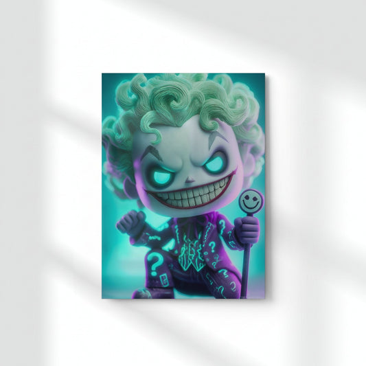 Legacy Of The Laugh Metal Poster | Aesthetic Pop Art Wall Decor & Painting