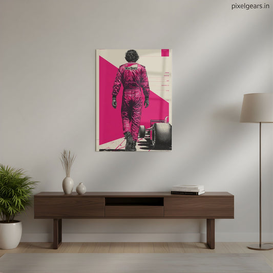 Legacy Of The Track Metal Poster | Aesthetic Pop Art Wall Decor & Painting