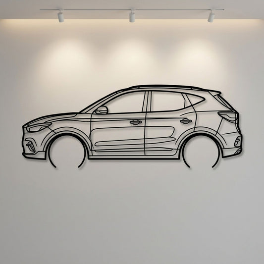 MG Astor Metal Wall Art Car Silhouette | Personalized Car Gift For Men - PixelGears