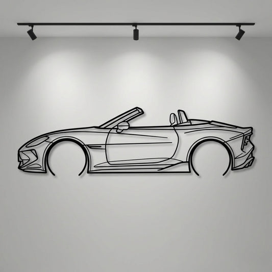 MG Cyberster Metal Wall Art Car Silhouette | Personalized Car Gift For Men - PixelGears