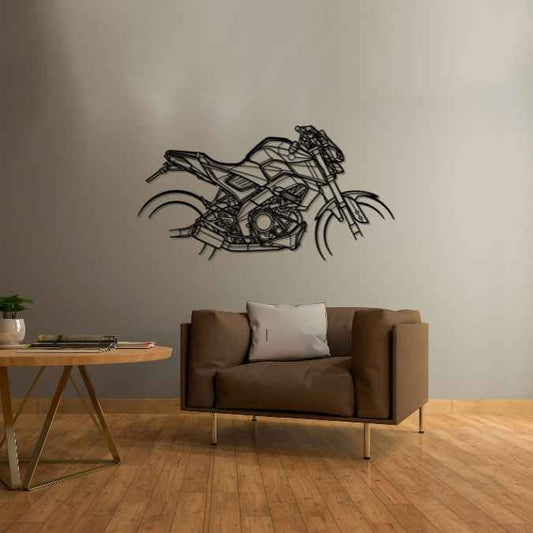 MT125 2020 Metal Wall Art Bike Silhouettes | Wall Decor | Gift For Men - Pixelgears