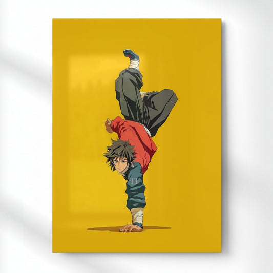 Maverick in Motion Metal Poster | Aesthetic Pop Art Wall Decor & Painting