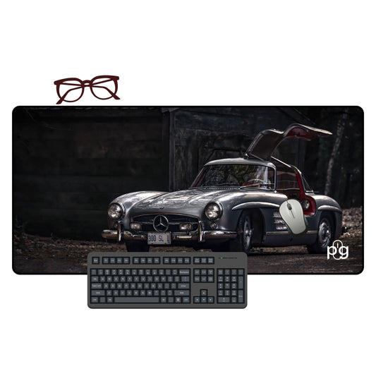 Mercedes Benz 300 SL Iconic Car - XXL and XXXXL Mouse Pad - PixelGears