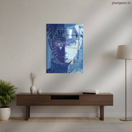 Naruto The Unbreakable Will Metal Poster | Aesthetic Pop Art Wall Decor & Painting