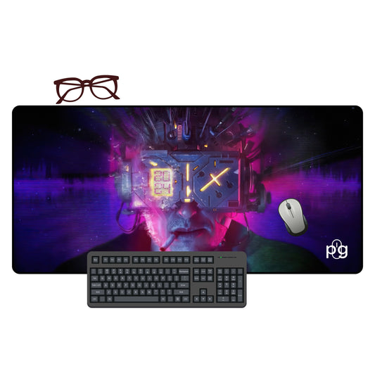 Neuromancer Artwork Sci-Fi Concept Art - XXL and XXXXL Mouse Pad - PixelGears