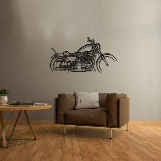 Nightster 2012 Metal Wall Art Bike Silhouettes | Wall Decor | Gift For Men - Pixelgears