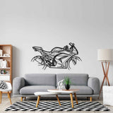 Ninja 250R 2008  Metal Wall Art Bike Silhouettes | Wall Decor | Gift For Men - Pixelgears