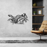 Ninja 250R 2008  Metal Wall Art Bike Silhouettes | Wall Decor | Gift For Men - Pixelgears