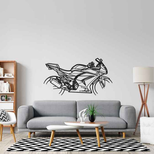 Ninja EX250R Metal Wall Art Bike Silhouettes | Wall Decor | Gift For Men - Pixelgears