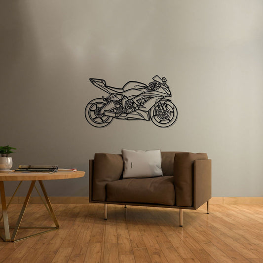 Ninja XR6 (636) 2016 Metal Wall Art Bike Silhouettes | Wall Decor | Gift For Men - Pixelgears