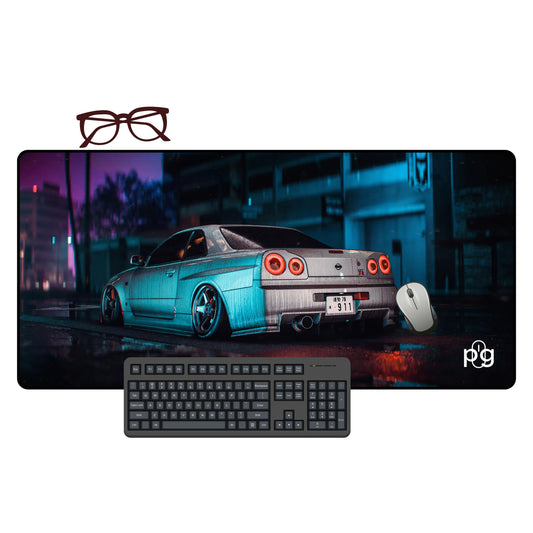 Nissan GTR Digital Art - XXL and XXXXL Mouse Pad - PixelGears