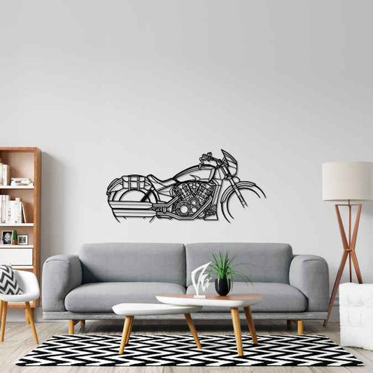 Octane 2017 Metal Wall Art Bike Silhouettes | Wall Decor | Gift For Men - Pixelgears