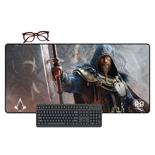 Odin Assassins Creed Valhalla Dawn Of Ragnarok - XXL and XXXXL Mouse Pad - PixelGears