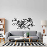 Panigale V2 2022  Metal Wall Art Bike Silhouettes | Wall Decor | Gift For Men - Pixelgears