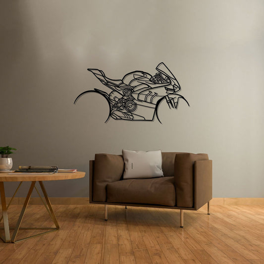 Panigale v4sp Metal Wall Art Bike Silhouettes | Wall Decor | Gift For Men - Pixelgears