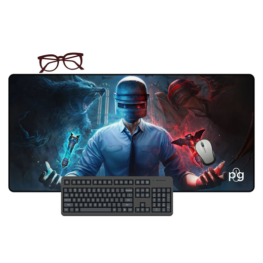 Pubg Helmet Key Art - XXL and XXXXL Mouse Pad - PixelGears