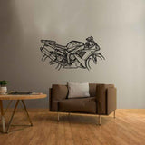 R1 2003 Metal Wall Art Bike Silhouettes | Wall Decor | Gift For Men - Pixelgears