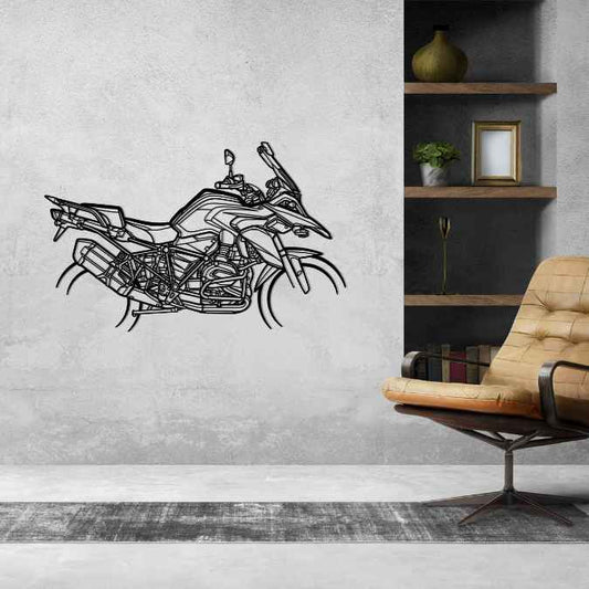 R1200GS 2013 Silhouette Metal Bike Silhouettes | Wall Decor | Gift For Men - Pixelgears