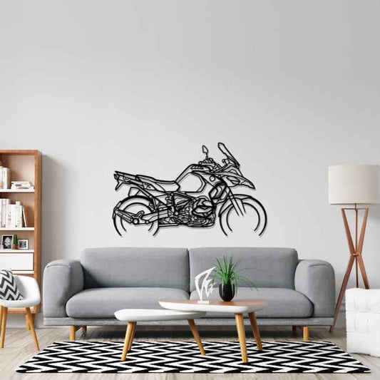 R1250 Metal Wall Art Bike Silhouettes | Wall Decor | Gift For Men - Pixelgears