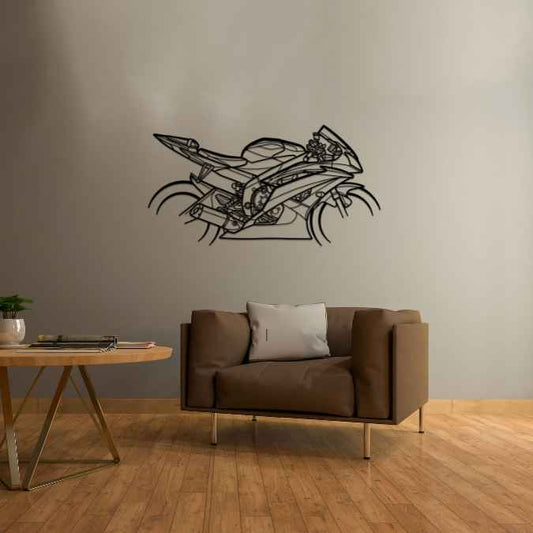 R6 2008 Silhouette Metal Bike Silhouettes | Wall Decor | Gift For Men - Pixelgears