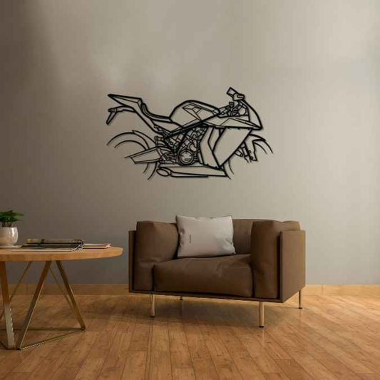 RC8 2008 Metal Wall Art Bike Silhouettes | Wall Decor | Gift For Men - Pixelgears