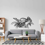 RSV4 2014 Metal Wall Art Bike Silhouettes | Wall Decor | Gift For Men - Pixelgears