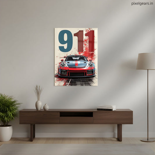 Raw Power of Godzilla Metal Poster | Aesthetic Pop Art Wall Decor & Painting