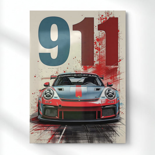 Raw Power of Godzilla Metal Poster | Aesthetic Pop Art Wall Decor & Painting