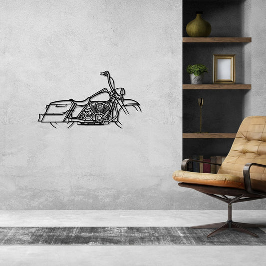 Road King 2014 Metal Wall Art Bike Silhouettes | Wall Decor | Gift For Men - Pixelgears