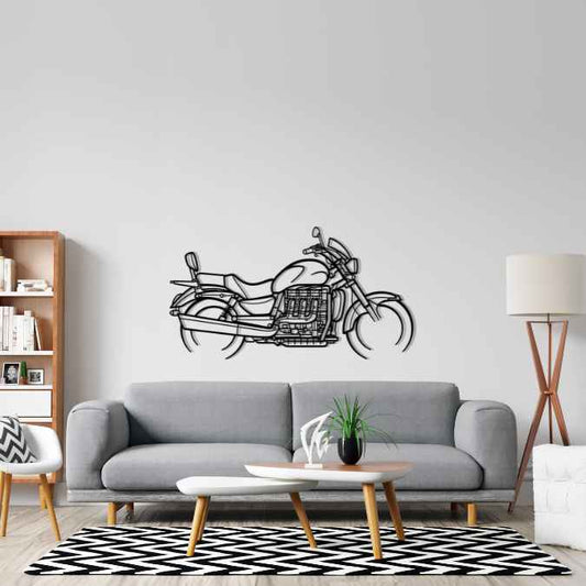 Rocket 3 Metal Wall Art Bike Silhouettes | Wall Decor | Gift For Men - Pixelgears