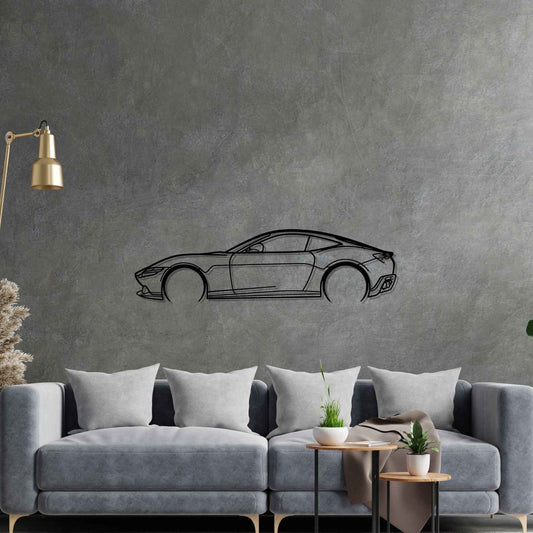 Ferrari Roma 2021 Metal Wall Art Car Silhouette | Personalized Car Gift For Men - PixelGears