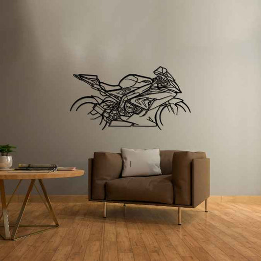 S1000RR 2018 Metal Wall Art Bike Silhouettes | Wall Decor | Gift For Men - Pixelgears