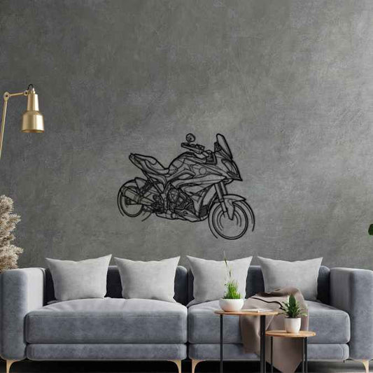 S1000xr 2019 Angle Silhouette Metal Bike Silhouettes | Wall Decor | Gift For Men - Pixelgears