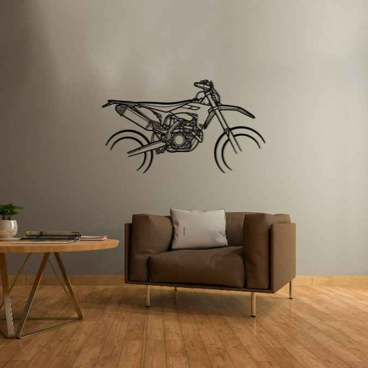 SEF-R 450 2015 Metal Wall Art Bike Silhouettes | Wall Decor | Gift For Men - Pixelgears