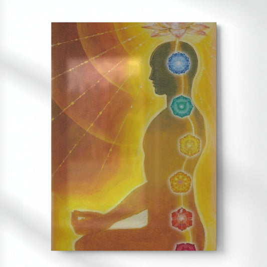 Seven Chakras Awakening Metal Poster | Aesthetic Pop Art Wall Decor & Painting