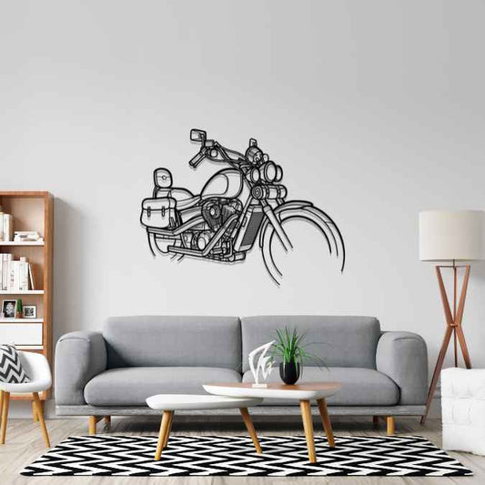Shadow VT 1100 1994 Angle Metal Wall Art Bike Silhouettes | Wall Decor | Gift For Men - Pixelgears