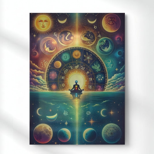 Signs of Universe Metal Poster | Aesthetic Pop Art Wall Decor & Painting