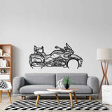 Spyder 2020 Metal Wall Art Bike Silhouettes | Wall Decor | Gift For Men - Pixelgears