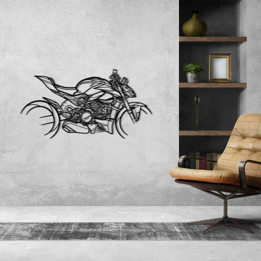 StreetFighter V4 SP Silhouette Bike Silhouettes | Wall Decor | Gift For Men - Pixelgears
