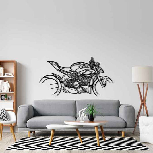 StreetFighter V4 SP Silhouette Bike Silhouettes | Wall Decor | Gift For Men - Pixelgears