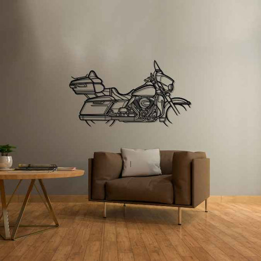 Street Glide Ultra 2014 Metal Wall Art Bike Silhouettes | Wall Decor | Gift For Men - Pixelgears