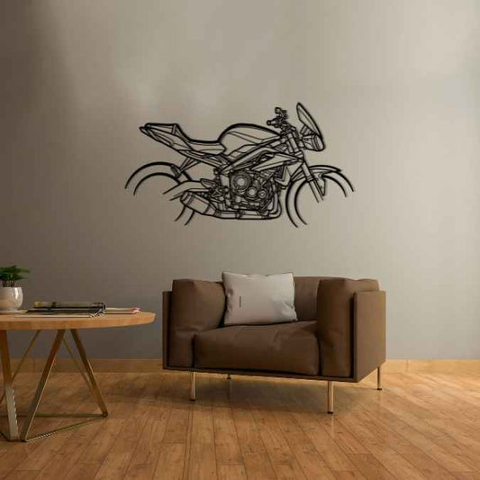 Street Triple 2016 Metal Wall Art Bike Silhouettes | Wall Decor | Gift For Men - Pixelgears