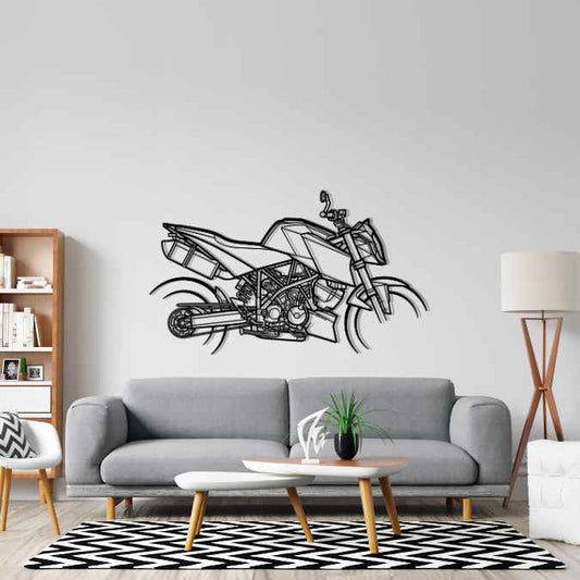 Super Duke 990 2009 Metal Wall Art Bike Silhouettes | Wall Decor | Gift For Men - Pixelgears