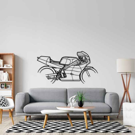 TZR250 RSP 1990 Metal Wall Art Bike Silhouettes | Wall Decor | Gift For Men - Pixelgears